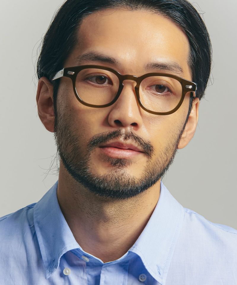 魂04 Forest Green Blue Light Glasses