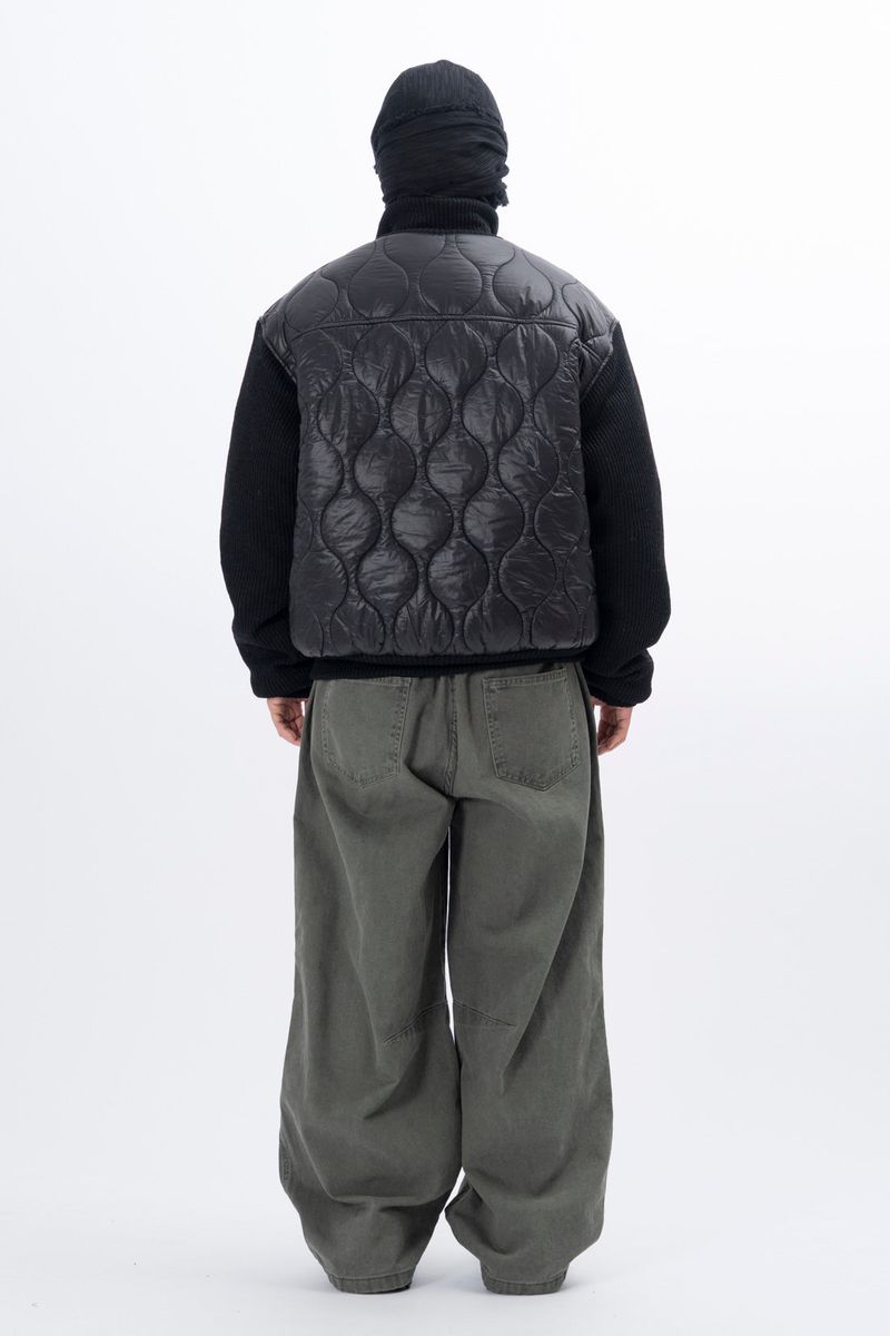 Turd knit Arm Padding Jumper