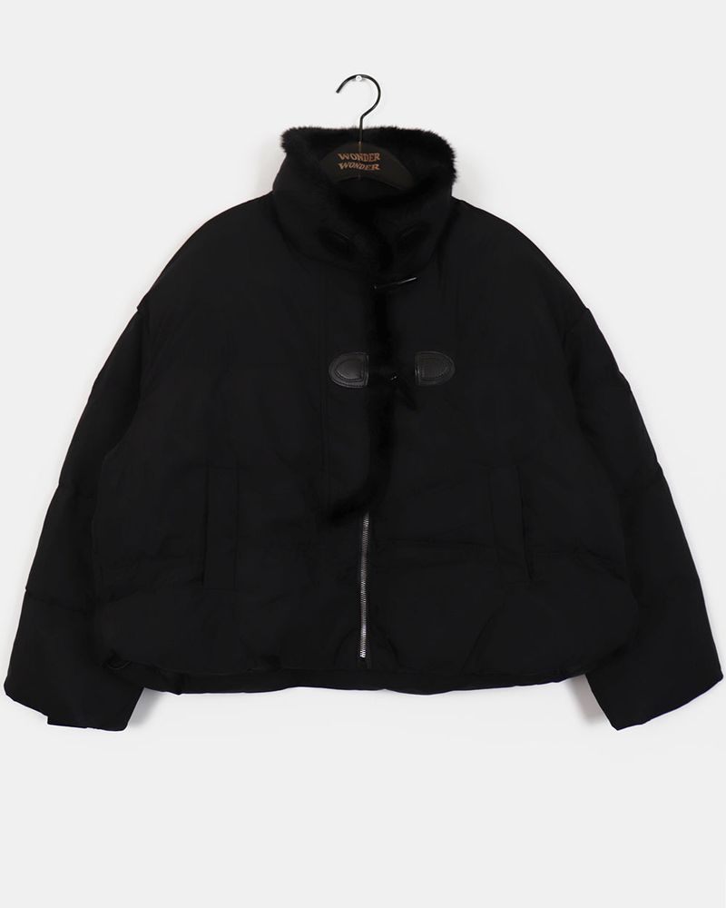 Cocom fur Duffle Short Padded Jumper