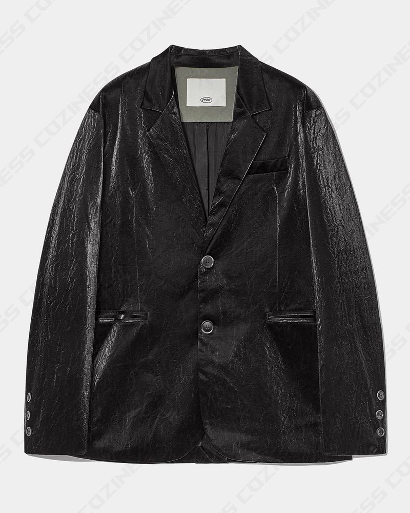 OWN Viper Leather Blazer (2 colors)