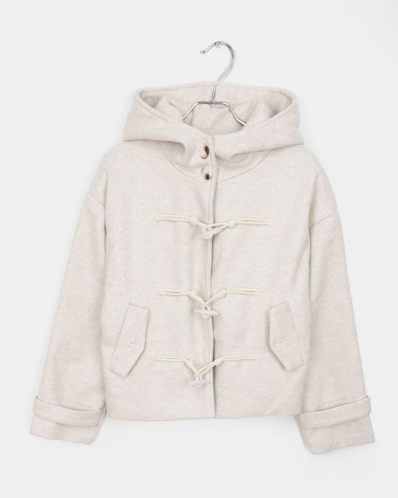Lumin Toggle Hood Short Coat