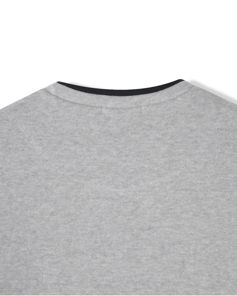 [Unisex] Crop layered round knit(3color)
