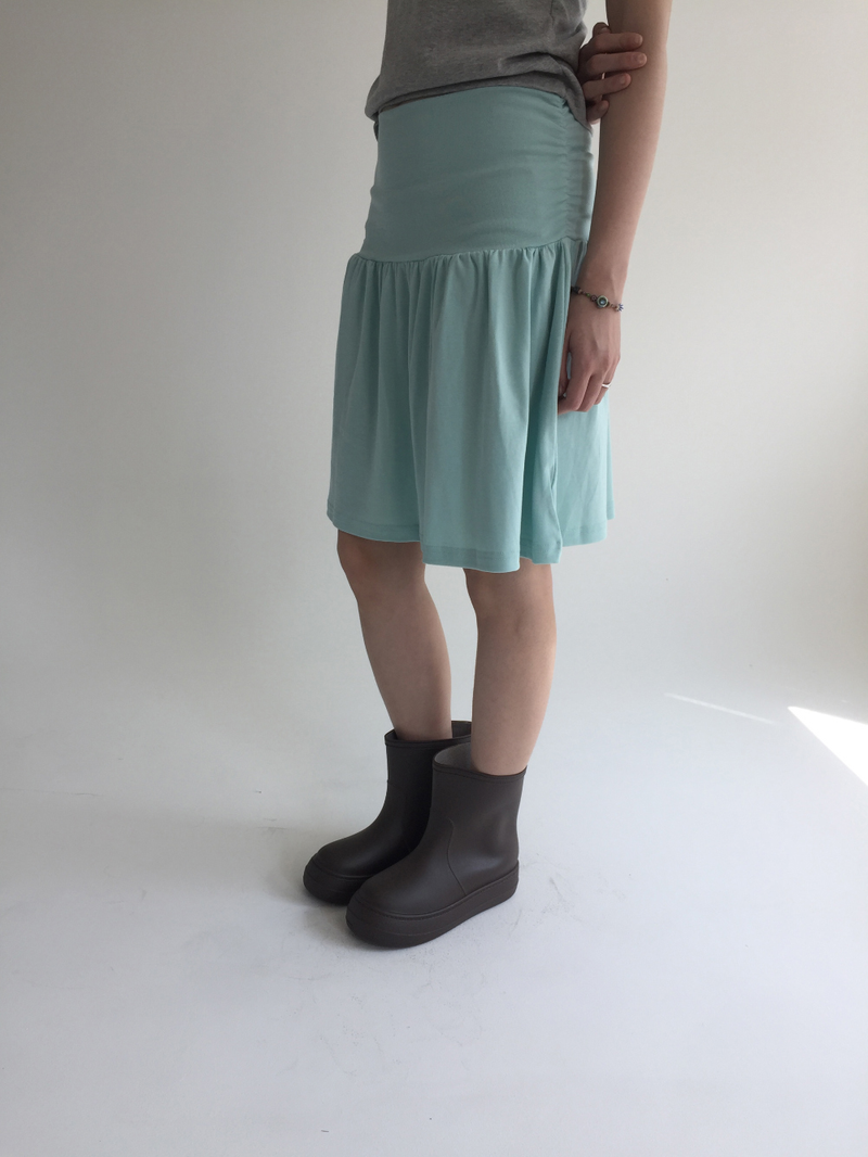Moa Shirred Midi Skirt (4color) 