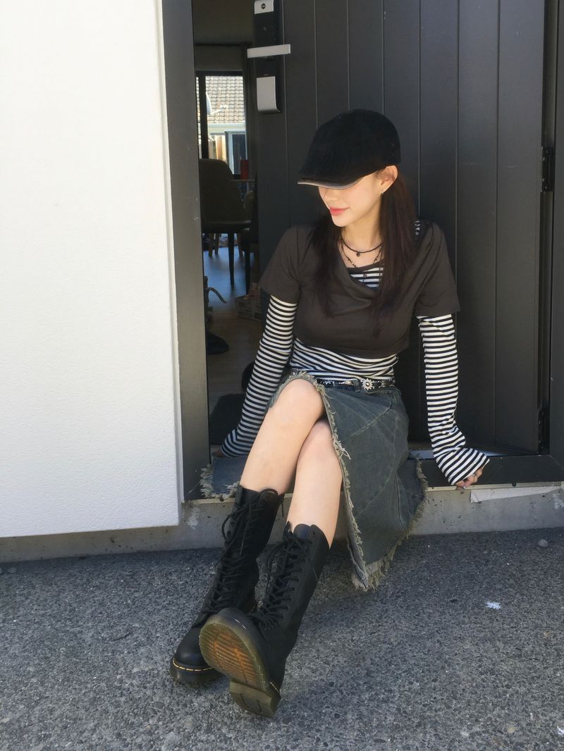 Draped Layered T-Shirt (2c)