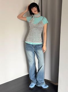 PATTERN SHEER SCARF