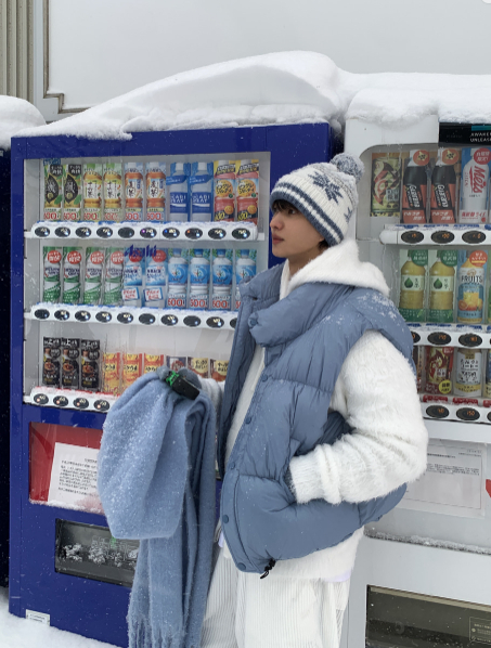 ゼロナインコージースノーフレークドロップニットビーニー