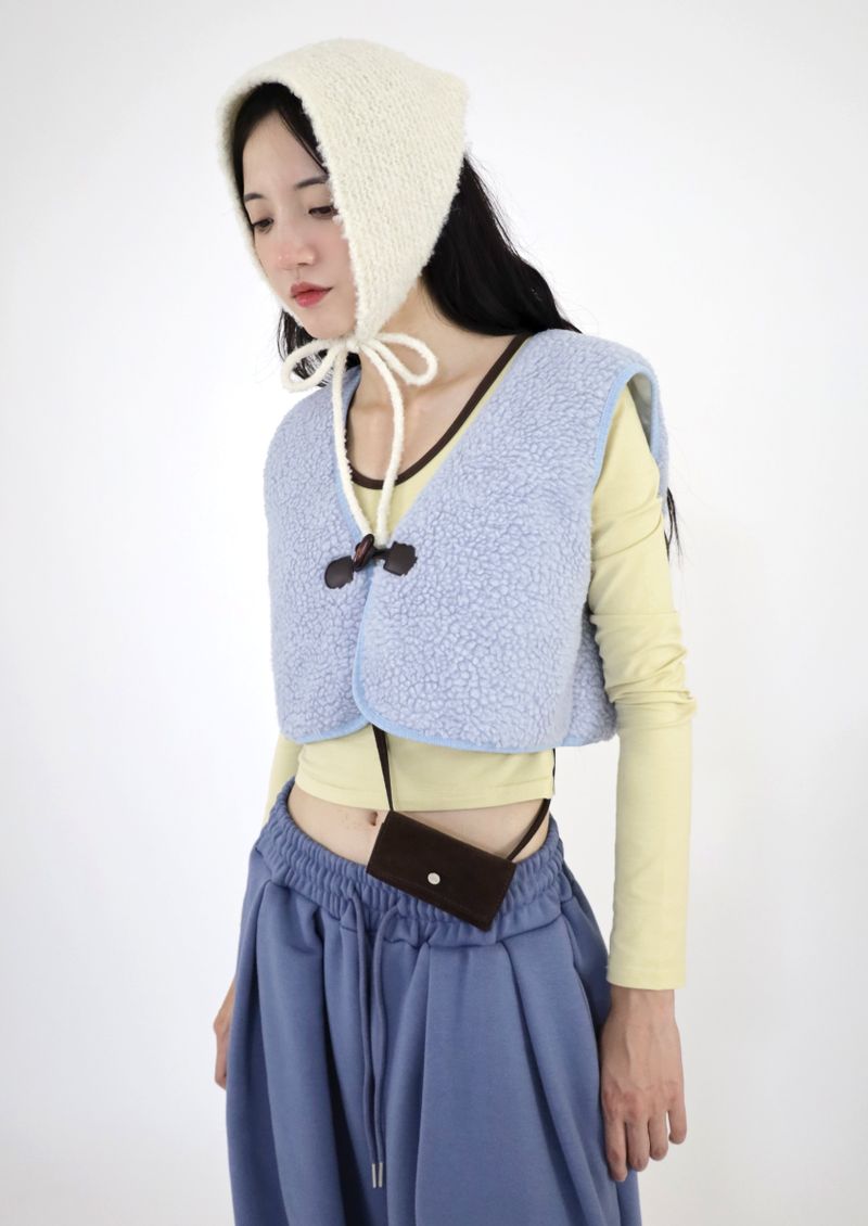 Bubbly Fur vest(4colors)