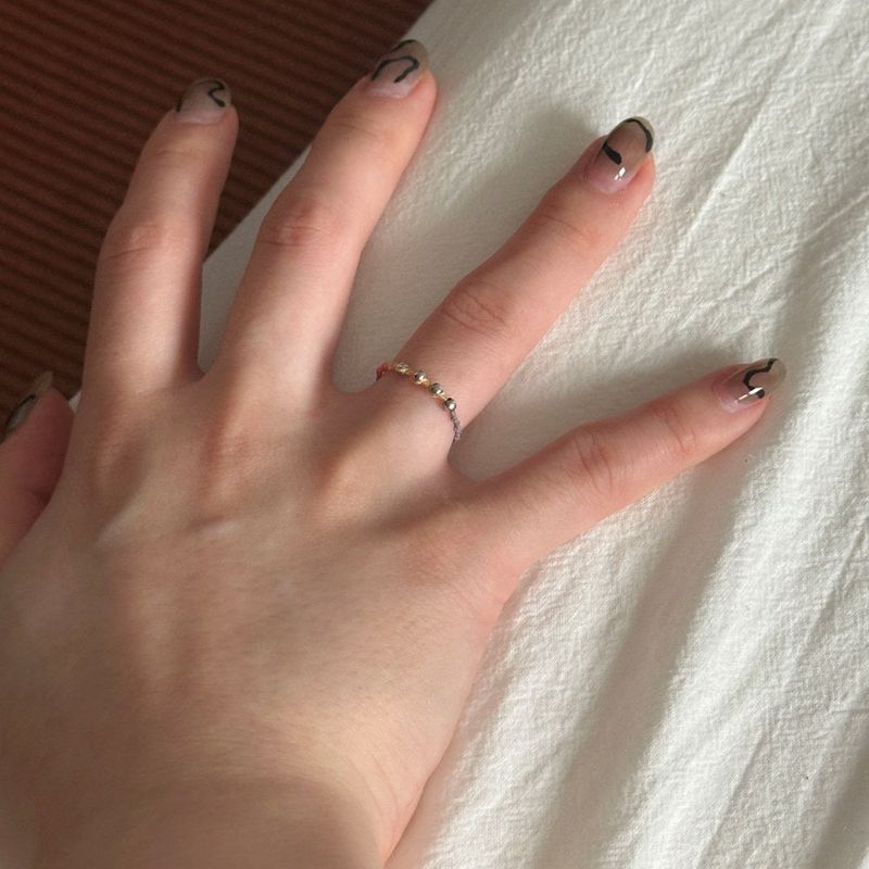 [CCNMADE][BTS V] GOOKHWA Silver Ring (Red)