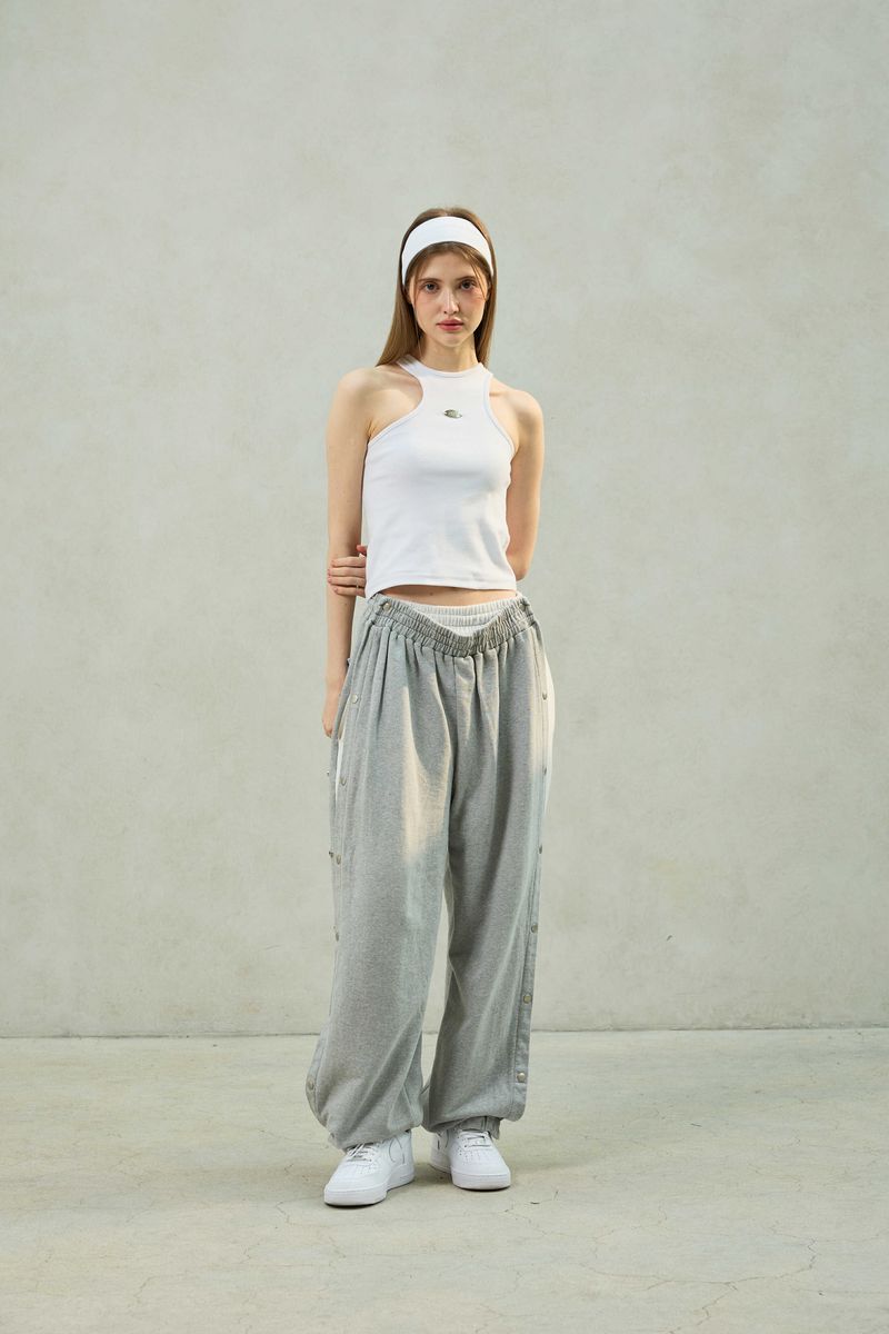 POPPY SLEEVELESS TOP / WHITE