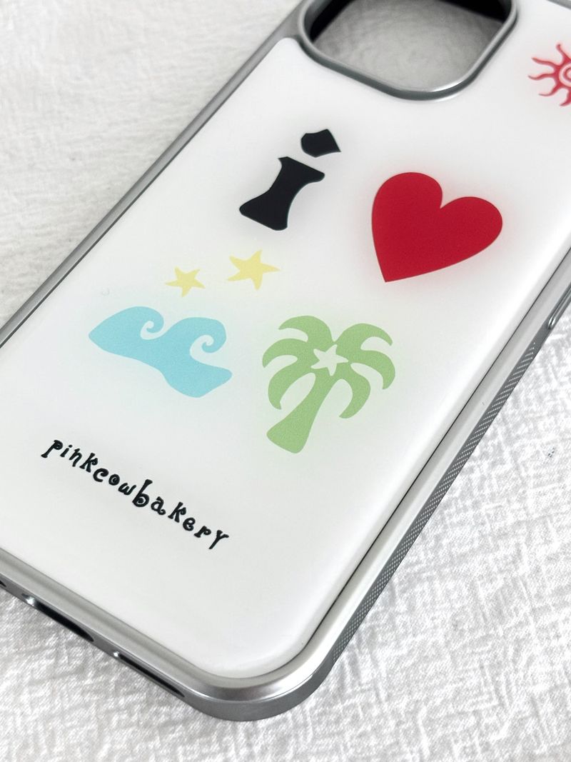 【MADE】 i ♥ summer phonecase (milk)