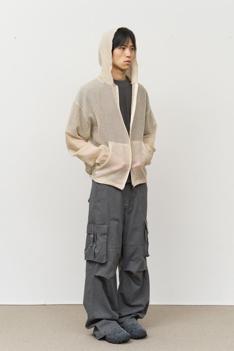 Noka Mesh Hooded Zip Up