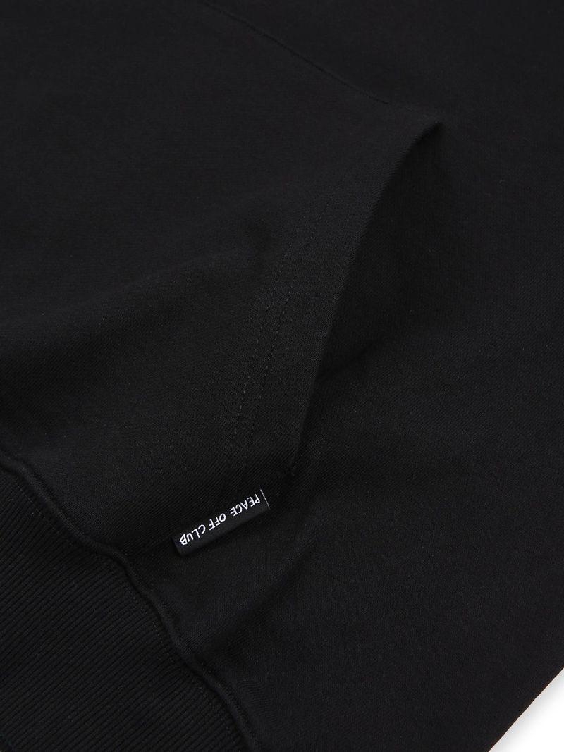 Basic_Logo Hooded Sweatshirt BLACK