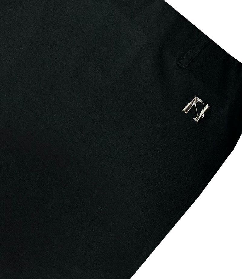 Rosé long slim skirt