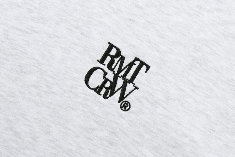 RECENT LOGO HOODIE_LIGHT GREY