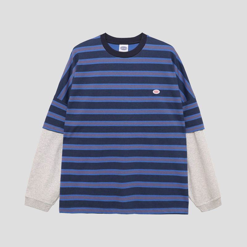 PARAGRAPH(パラグラフ)の「STRIPE LAYERED LONG SLEEVE(Tops)」