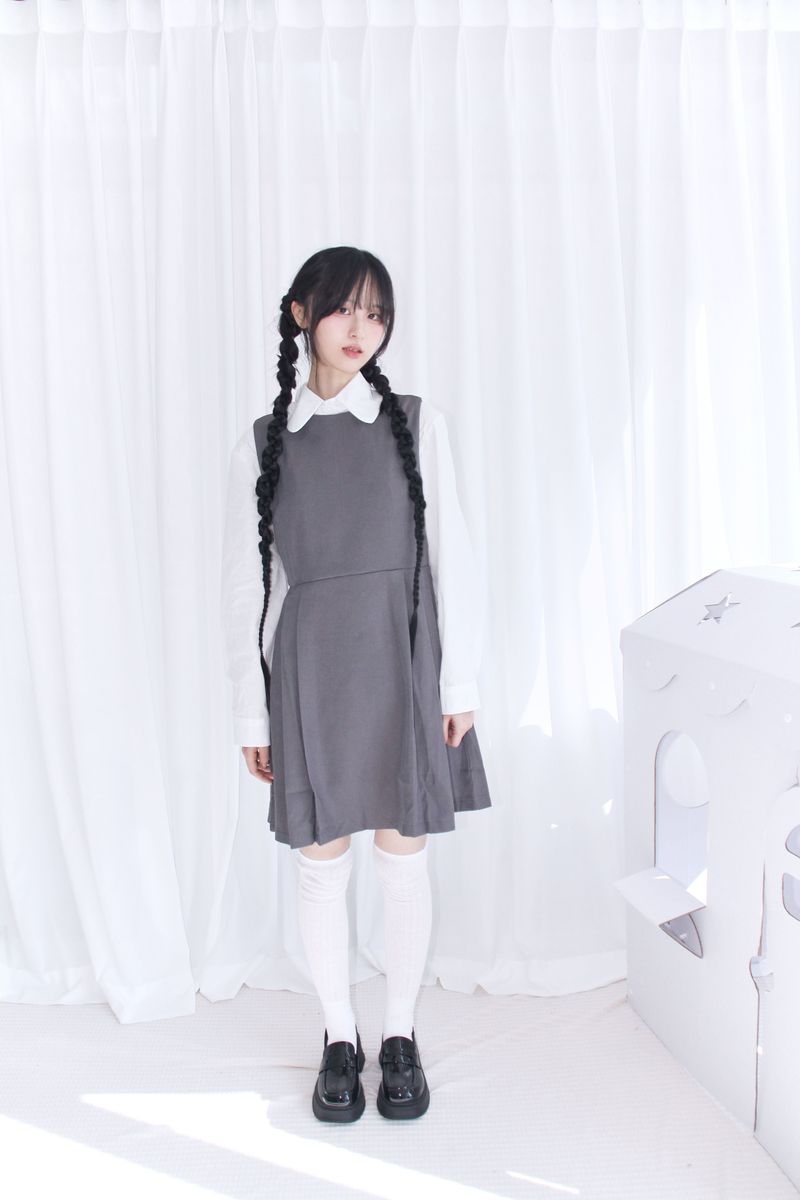 Layered Pleated Dress