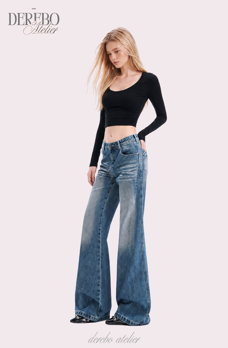 Days Light blue long fit denim pants