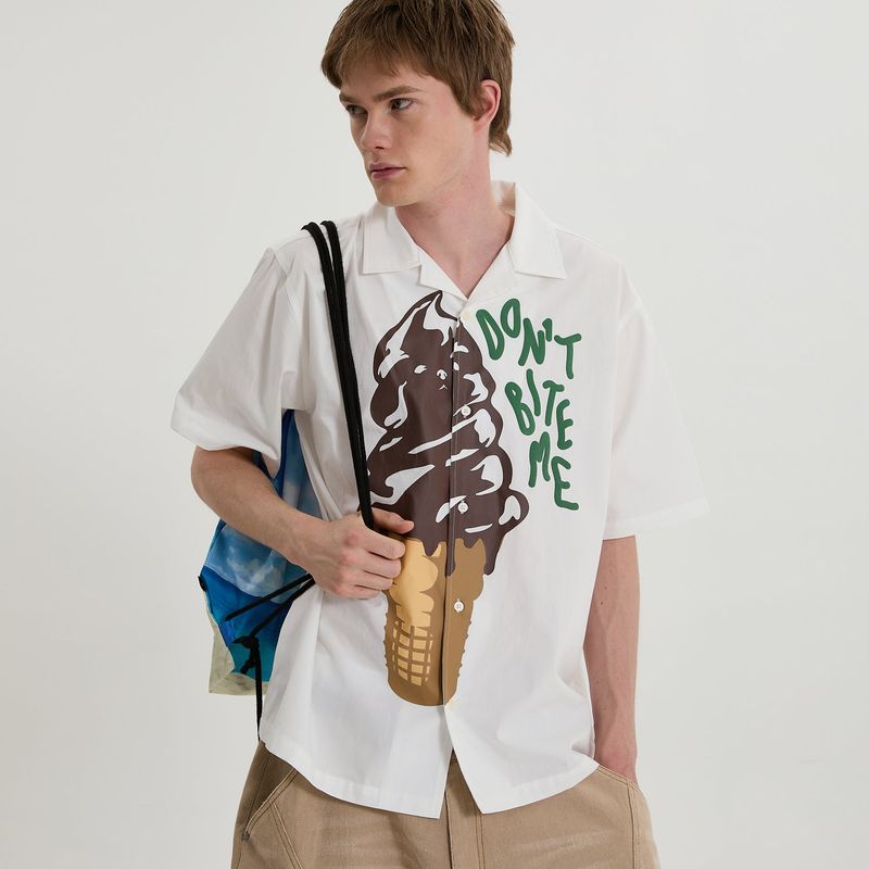 Maltesecream half sleeve shirt