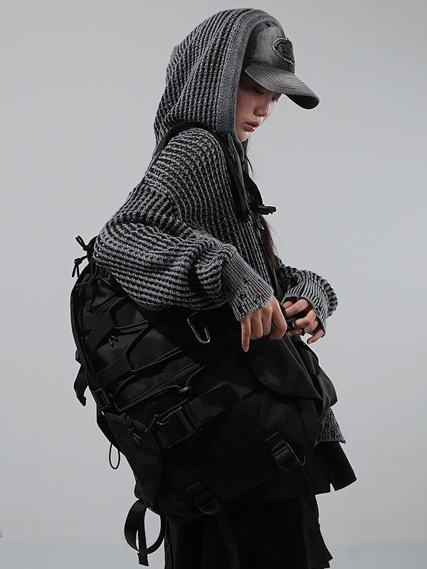 KIXI（キッシー）の「(UNISEX) カラビナストリングバックパック（バッグ）」