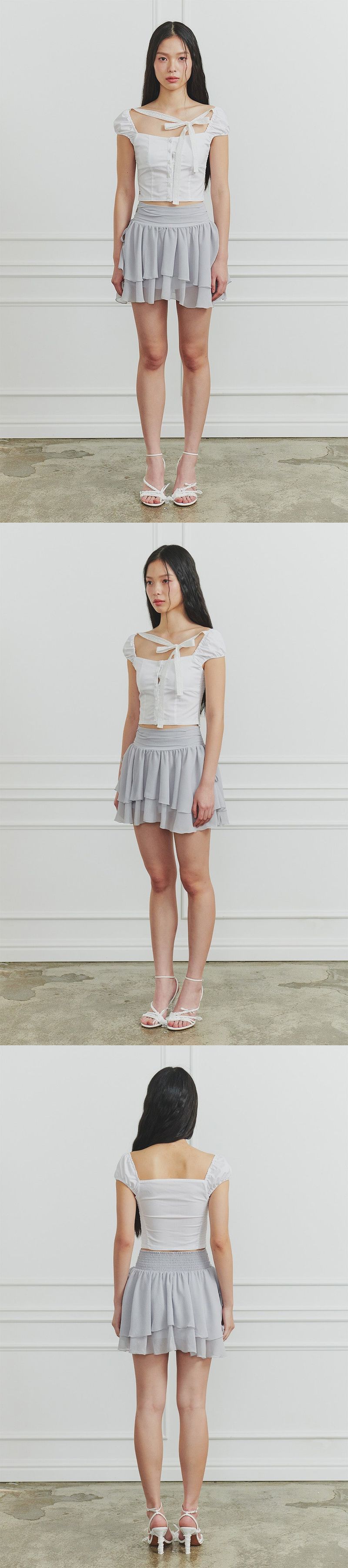 WENDY RIBBON BLOUSE white
