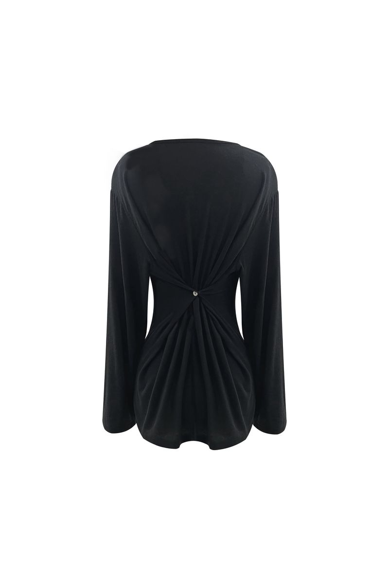 FAIRY WOOL LONG SLEEVE / BLACK
