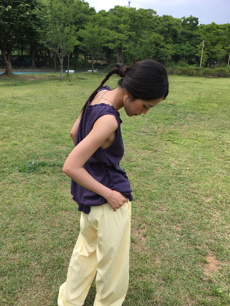 Park Wood String Pants (3color)