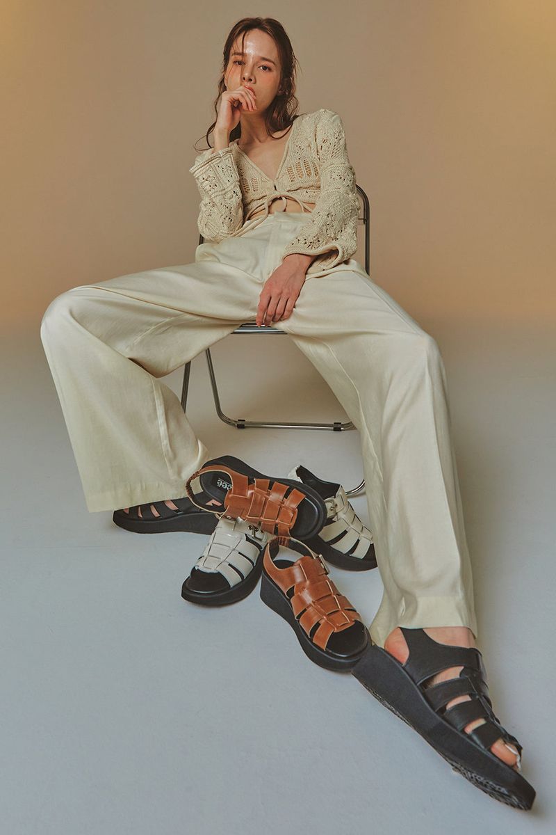 MILLY CHUNKY SANDALS_3COLORS