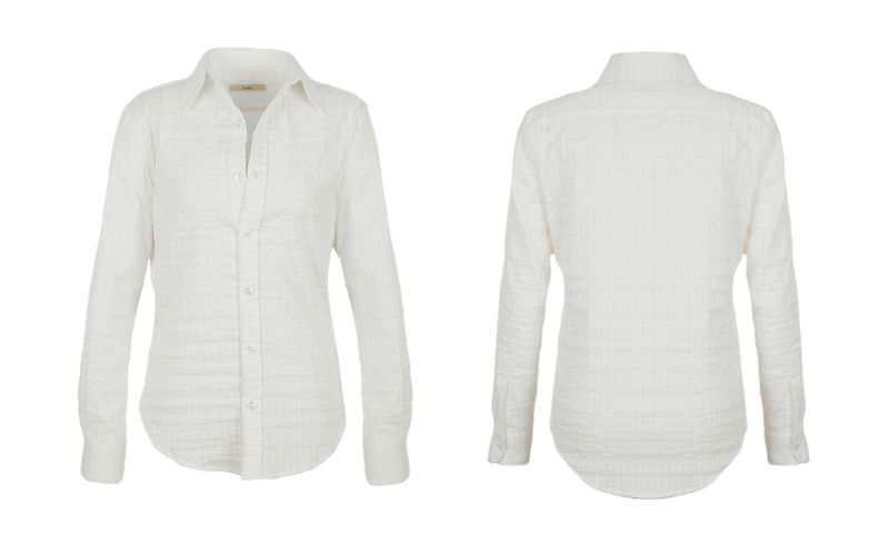 WRINKLED STRIPE SHIRT