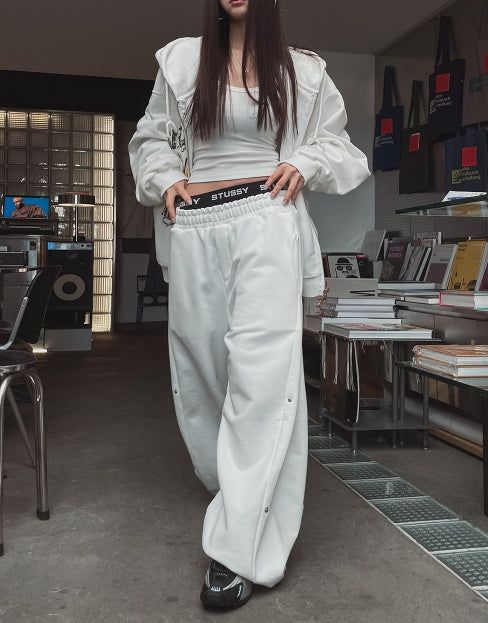 バタサイドスナップバルーントレーニングパンツ