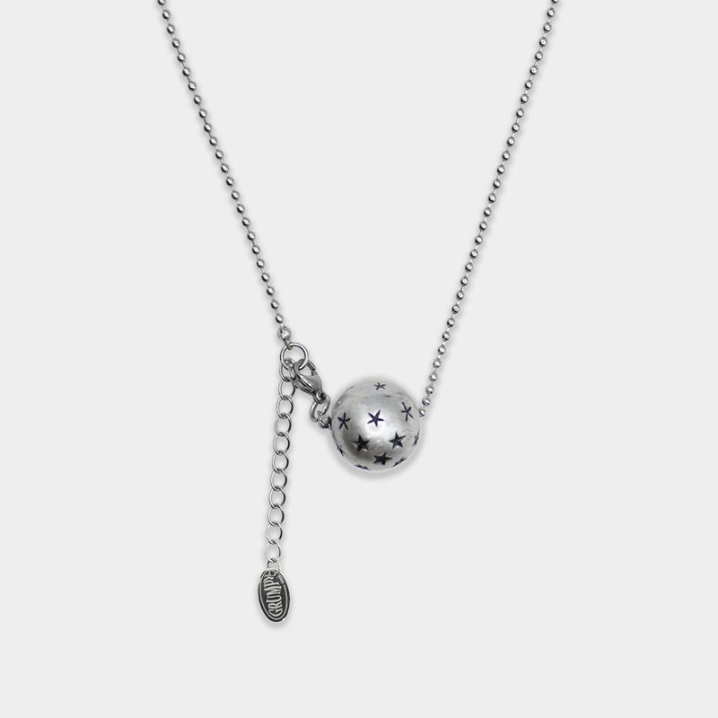 Grumpy Stuff(グロンピースタッフ)の「Star Stamping Ball Long Necklace(Accessories)」