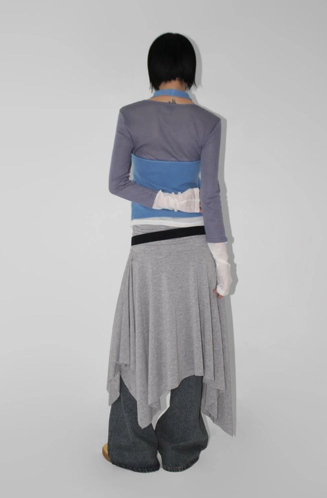 POP HALTER KNIT SLEEVELESS