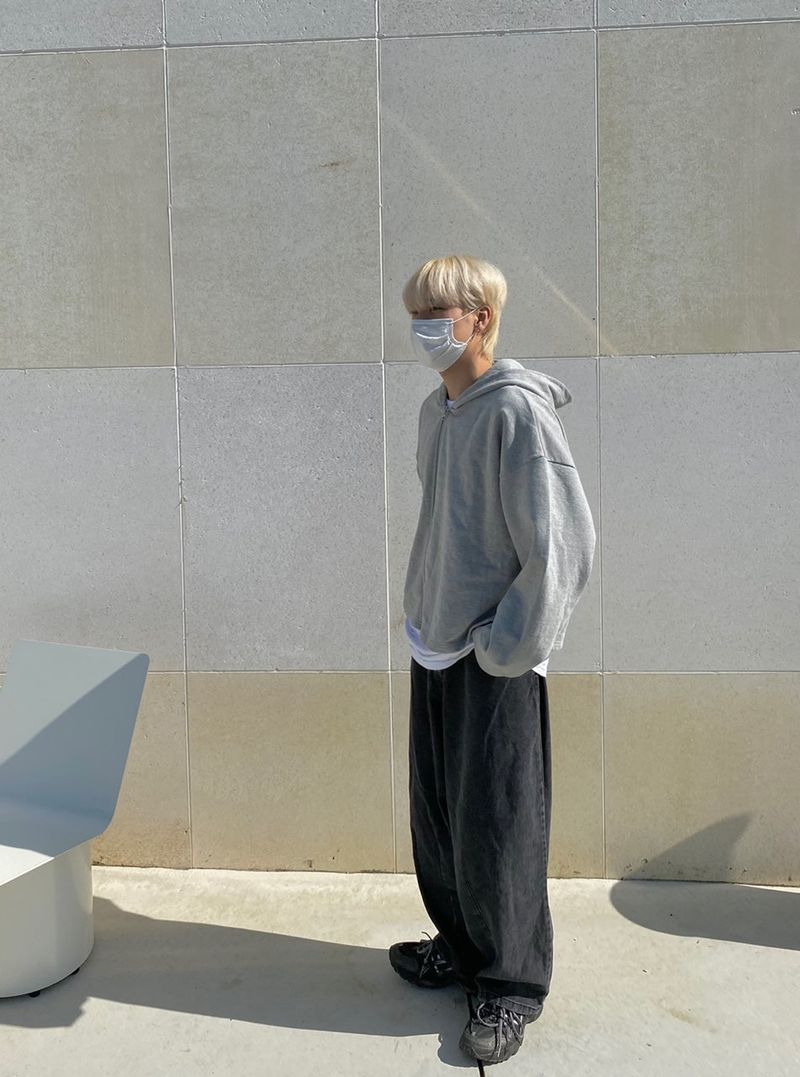 For season balloon fit denim pants 2C