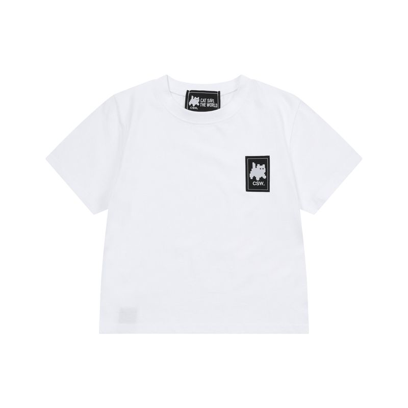 Cat Save The World（キャット セーブ ザ ワールド）の「シグニチャーパッチハーフ T UNISEX (2Color)（トップス）」