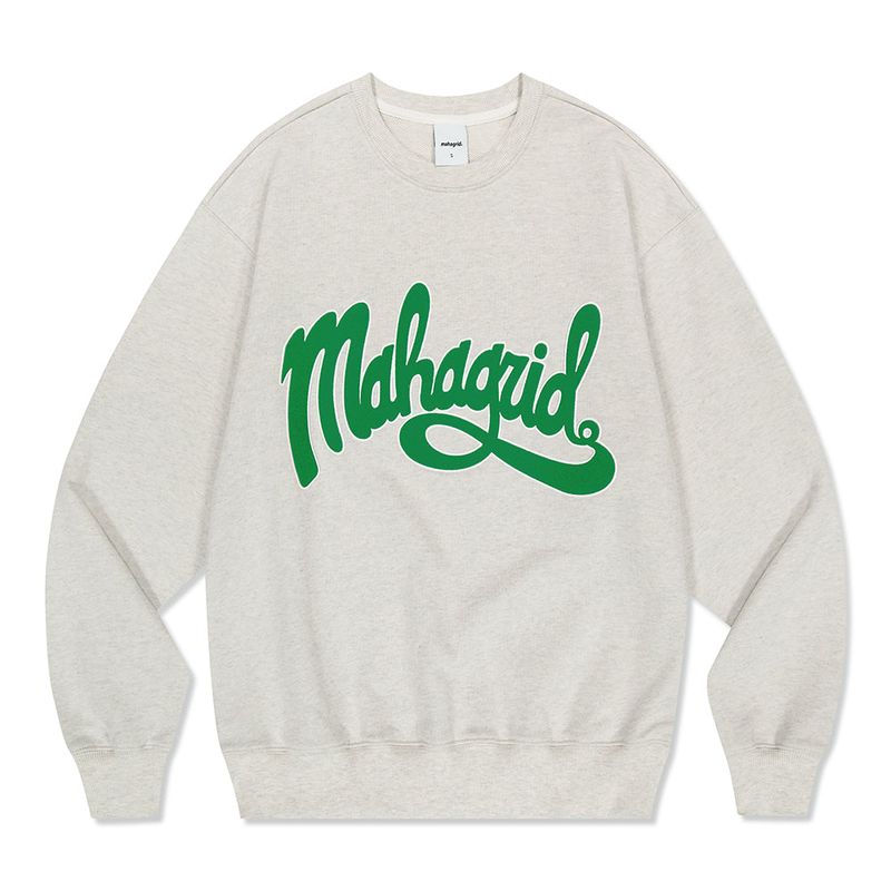 mahagrid（マハグリッド）の「カーブドロゴスウェットシャツ（トップス）」