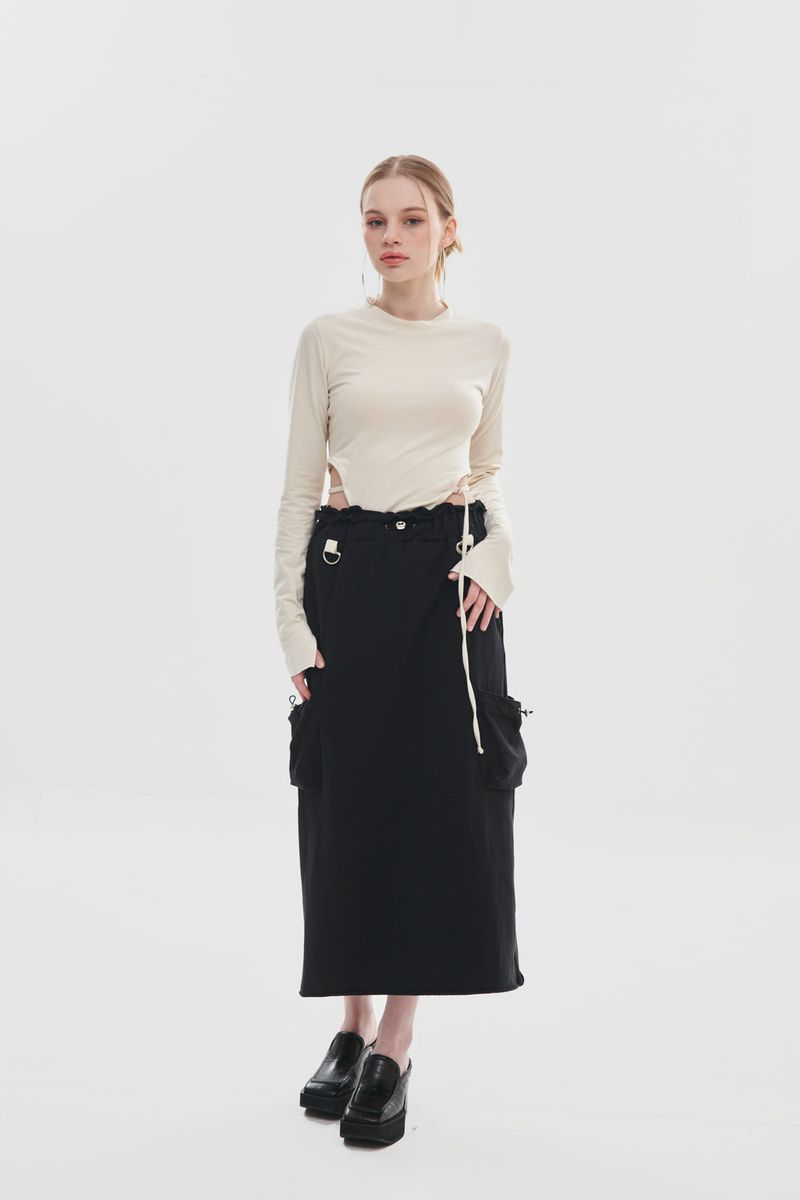POCKET LONG SKIRT