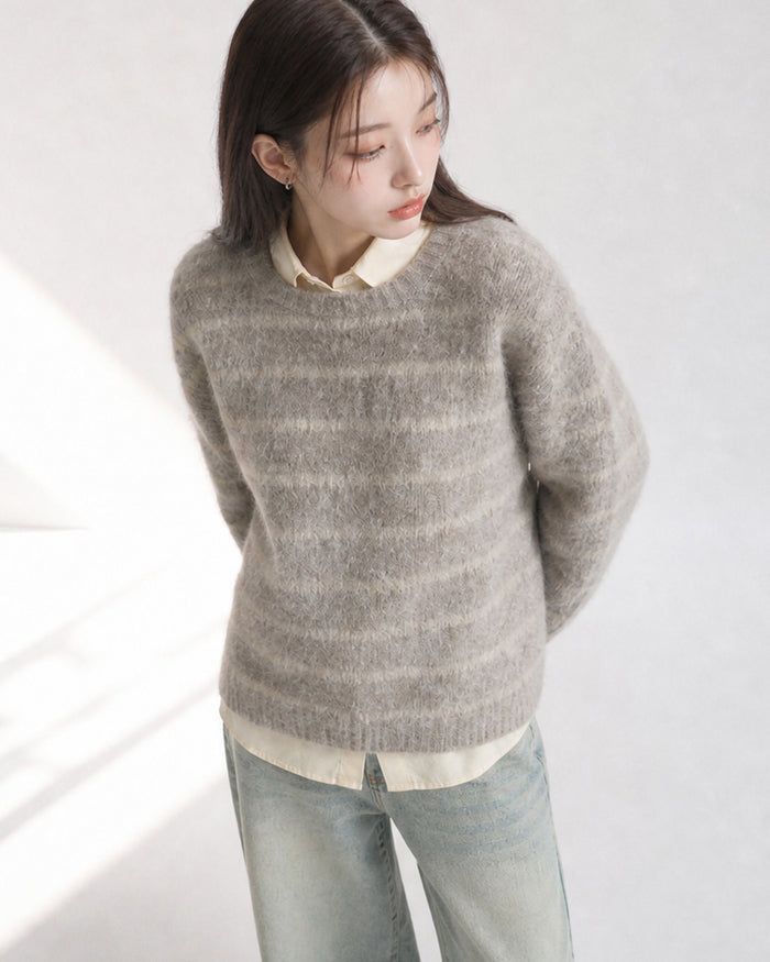 (UNISEX) Melony Brush Knit