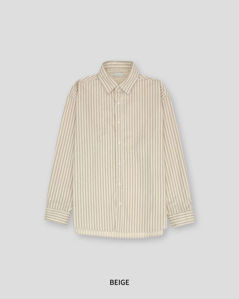 Pastel Oversized Stripe Shirt