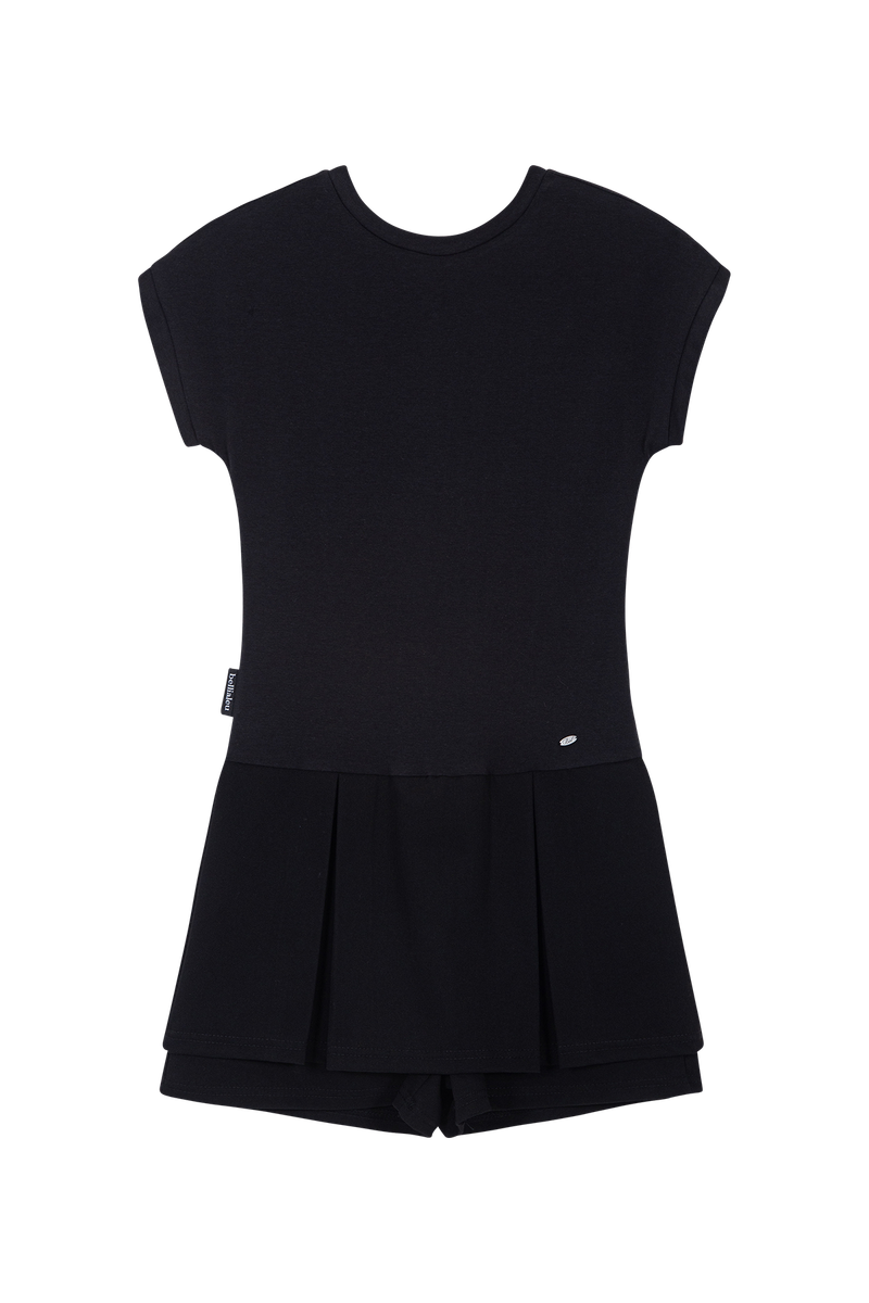 Pleats pants dress