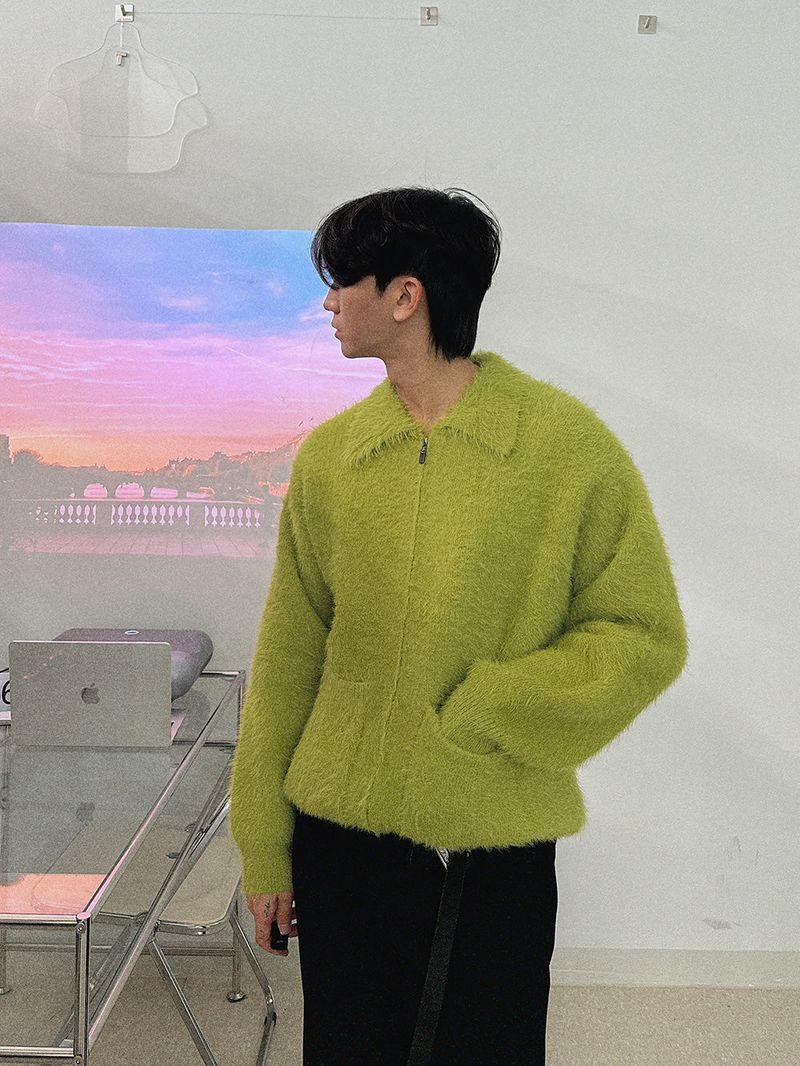 ASCLO Angora Pocket Zip Up (5color)