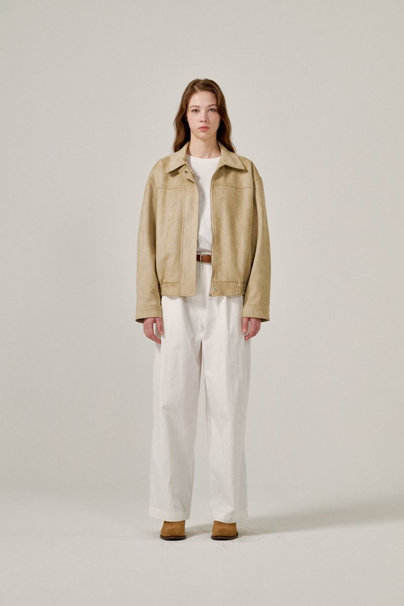 Suede jumper (Beige)