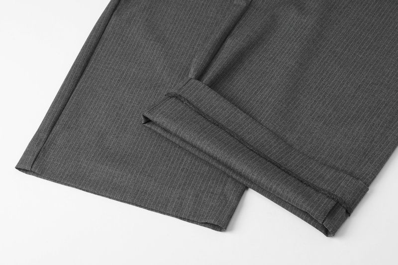 Frankie button pants - dark gray