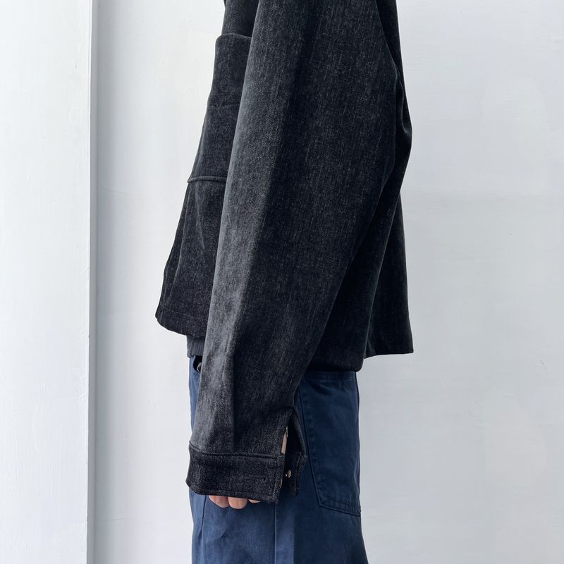 Black Fade Denim Jacket