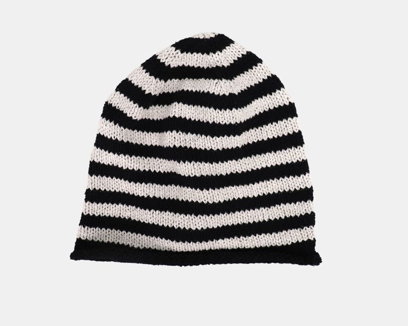 Behil Stripe Shirred Beanie