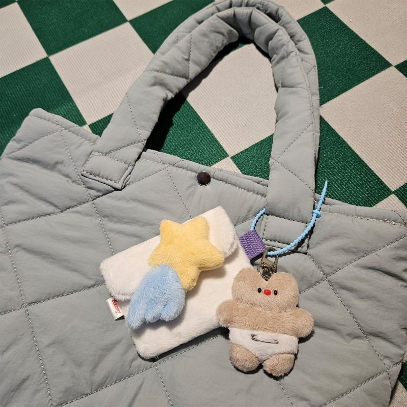 [MADE] fluffy baby star pouch