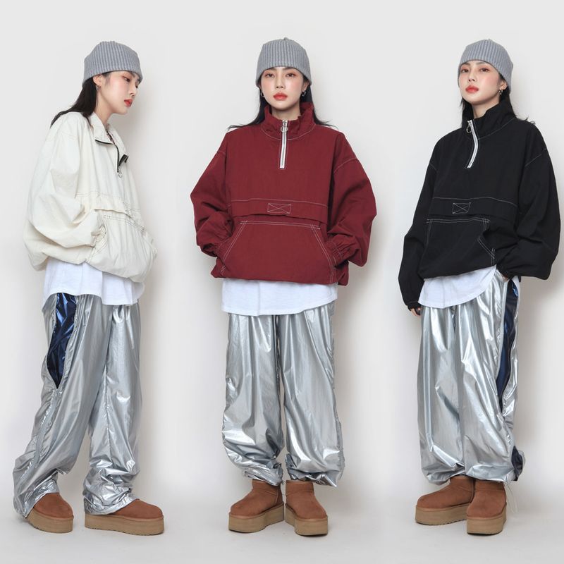 Stitch washing anorak