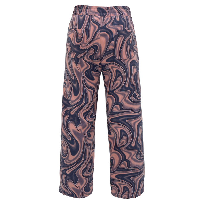 MARBLING RELAX FIT PANTS PINK