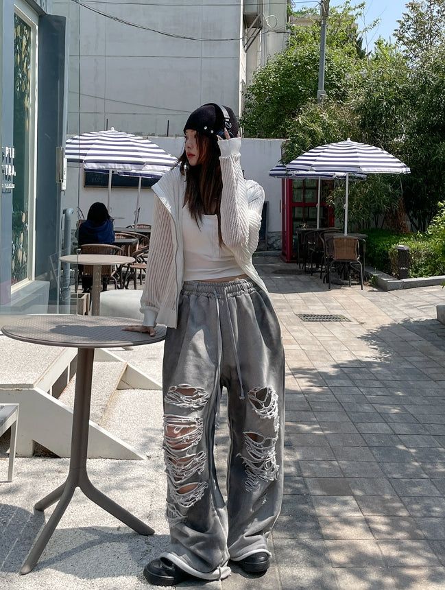 Ruby vintage dirty washing damage pants