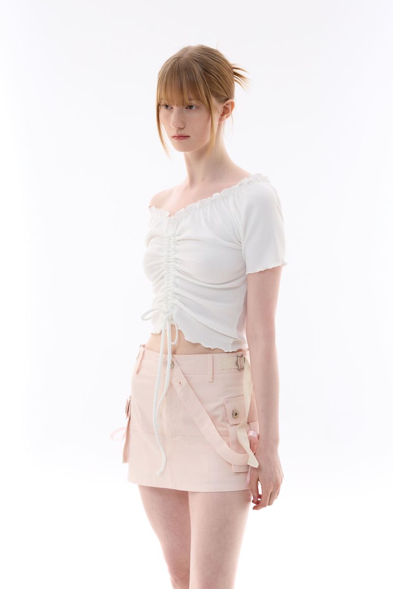 XOXO OFF-SHOULDER / WHITE