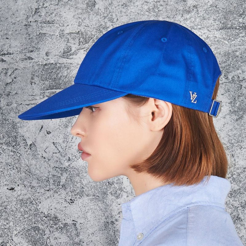 Ordinary Over Fit Cotton Ball Cap Blue