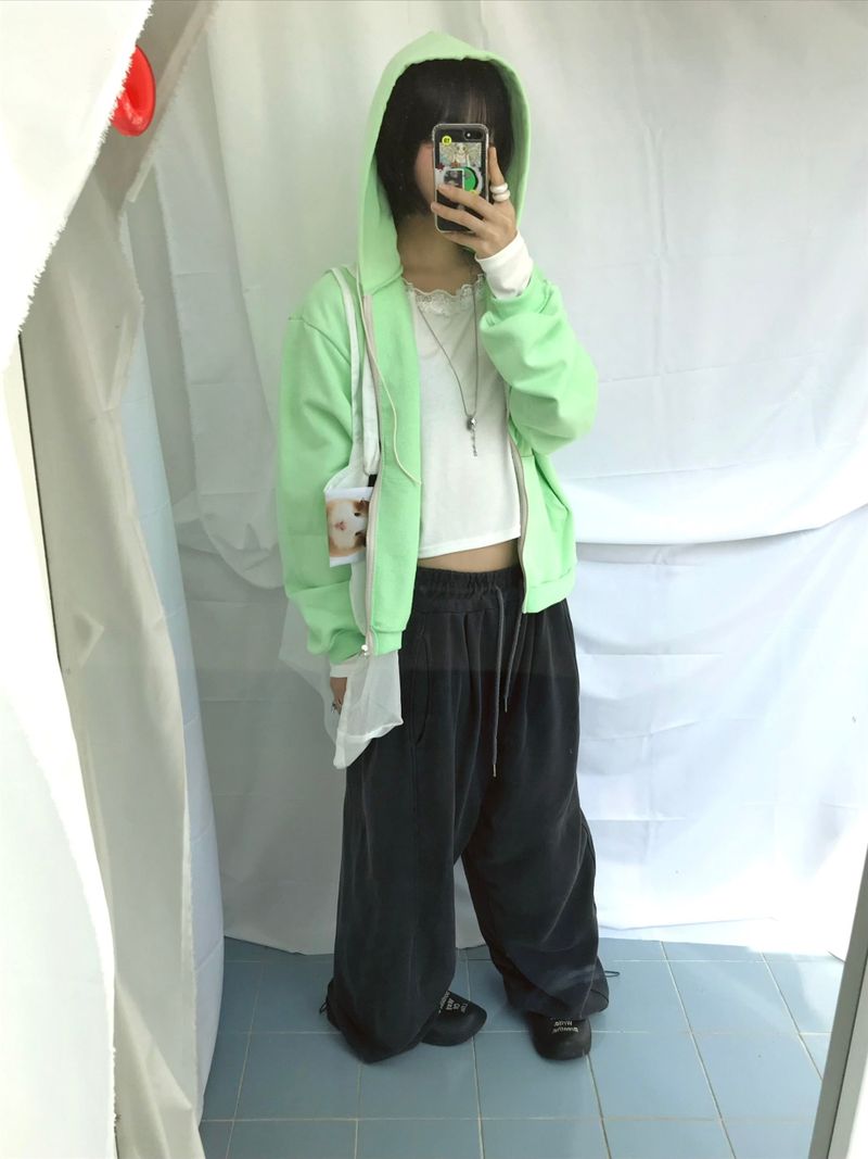 Clover Soft Loose Zip-Up